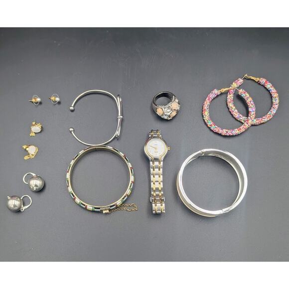 Pearls & Pink Color Pop Curated Jewelry Collection — 11 Pieces lot - Picture 4 of 7